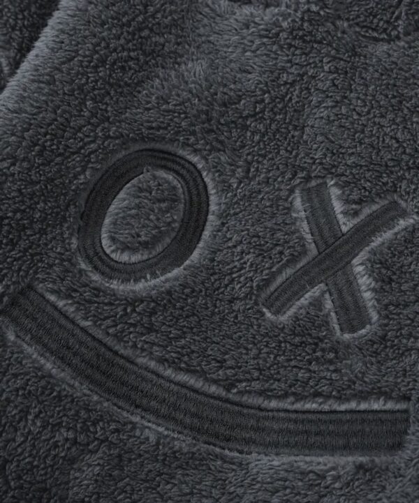 Luxury Plush Fleece Hoodie with OX Design - On Sale Now!